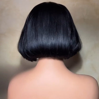 Natural Realistic Layered Pre-plucked hairline Lace Closure Wig