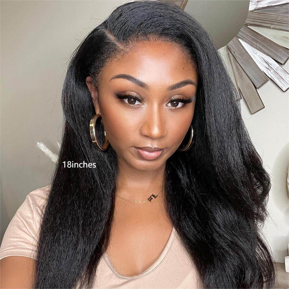 Full Lace Hyperrealism Kinky Edges Ventilated Wig