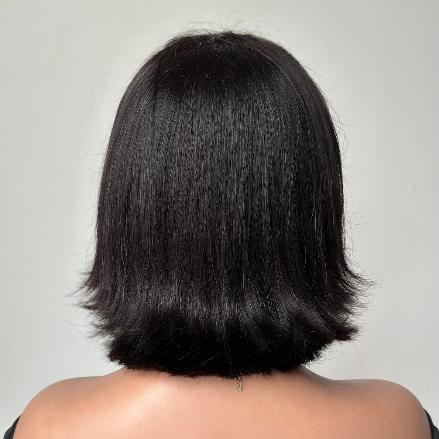 Short Layered Cut Hair With Fringe Bang 13x4 Lace Wig