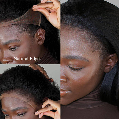 Full Lace Hyperrealism Kinky Edges Ventilated Wig