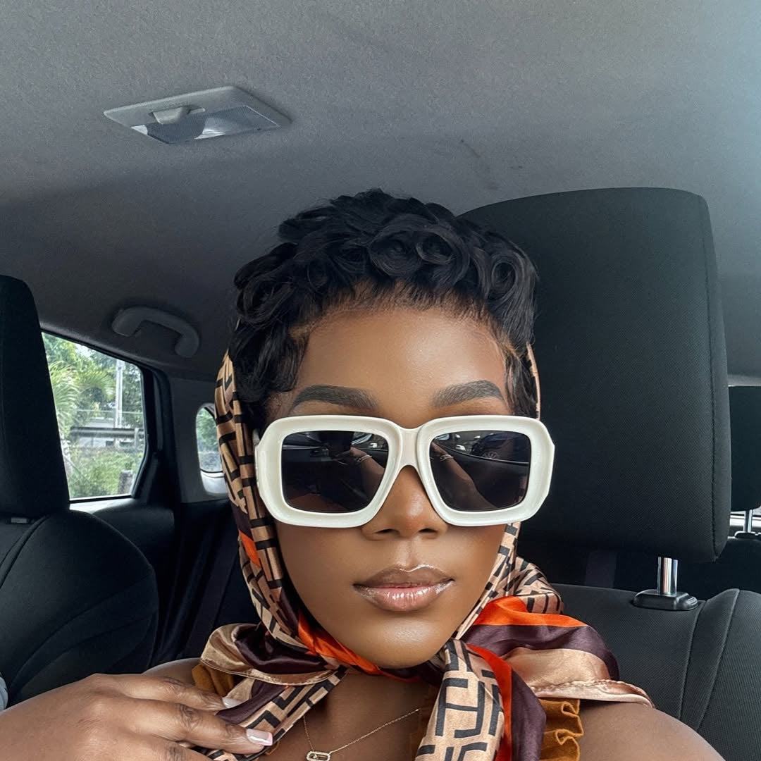 Short Pixie Finger Wave Glueless 13×6 Lace Frontal Wig