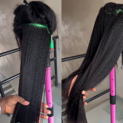 Full Lace Hyperrealism Kinky Edges Ventilated Wig