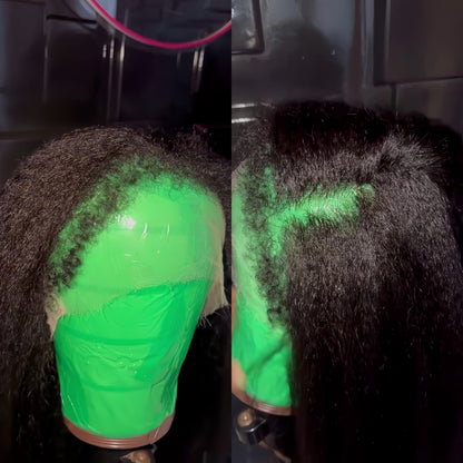 Full Lace Hyperrealism Kinky Edges Ventilated Wig