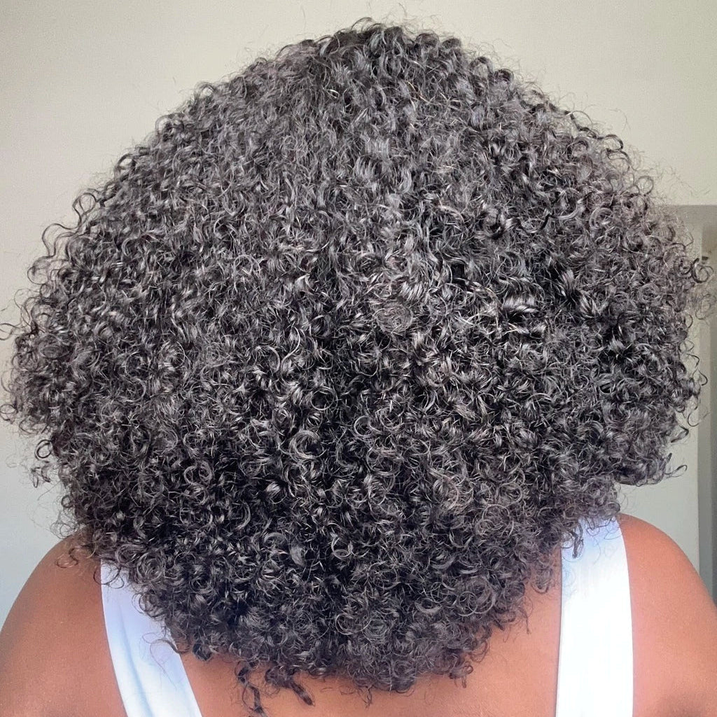 No Lace Glueless Voluminous Afro Kinky Curly Wig 100% Human Hair