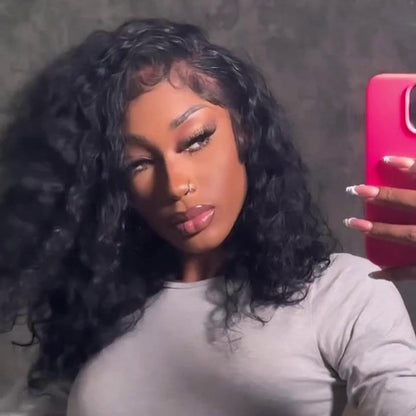Realistic Hairline Water Wave 13x4 Lace Frontal Wig
