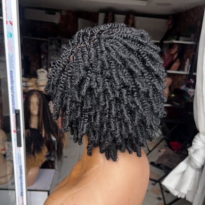 Full Lace Twist-out Afro Pixie Invisi Drawstring Wig