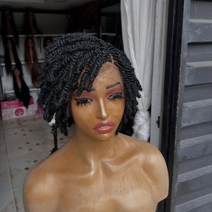 Full Lace Twist-out Afro Pixie Invisi Drawstring Wig