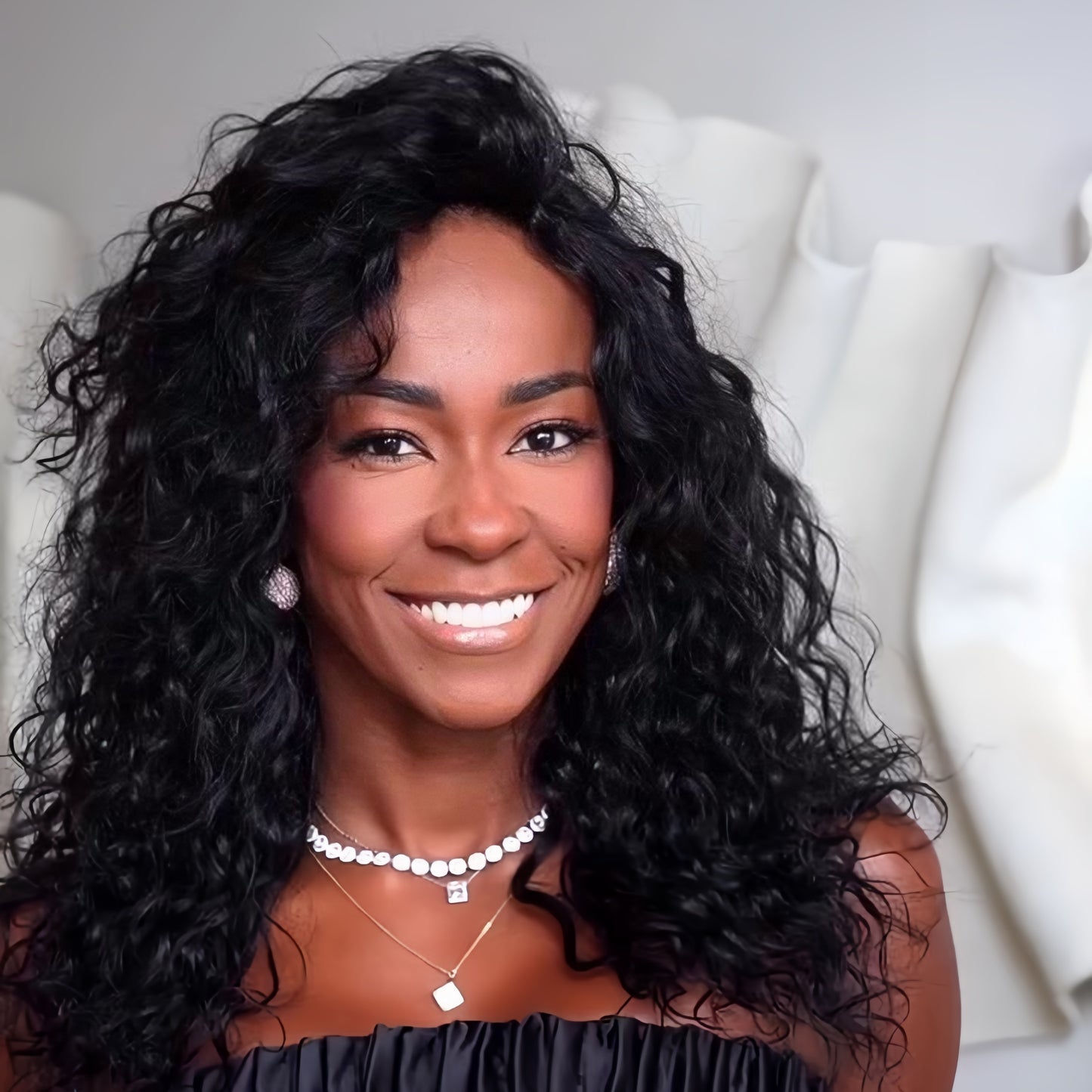 No Lace Glueless Soft Kinky Curly Wig 100% Human Hair