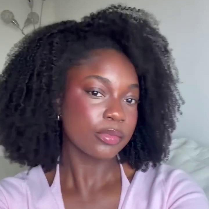 Full Voluminous Afro Kinky Curly Invisible Drawstring Half Wig